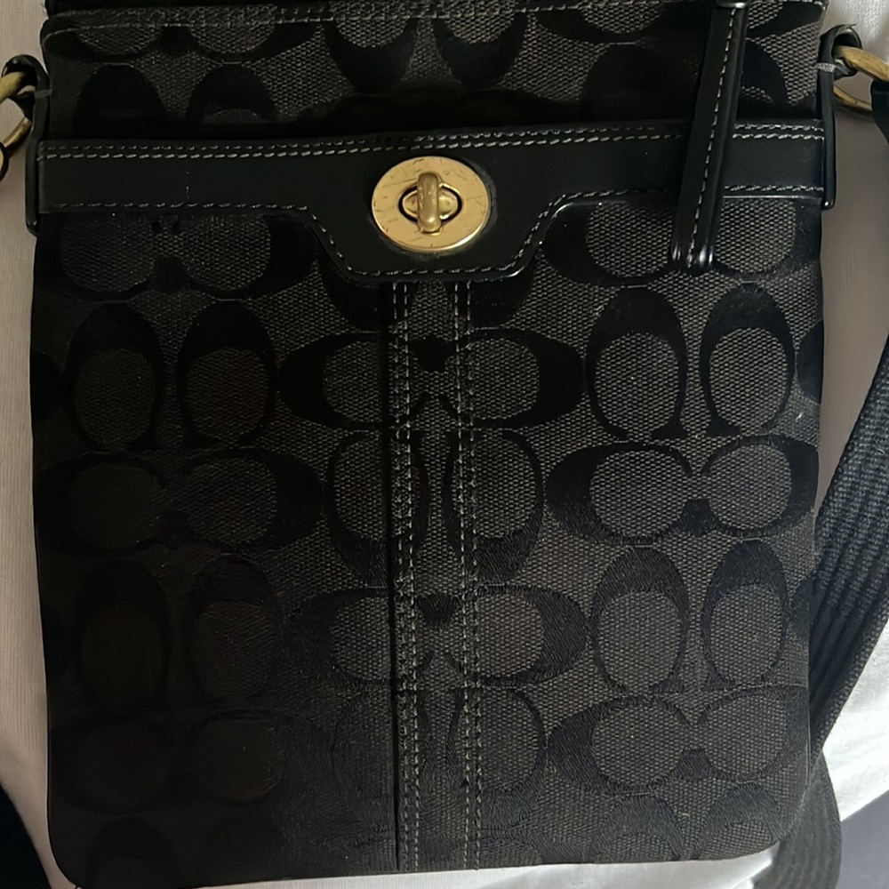 Black Coach Crossbody